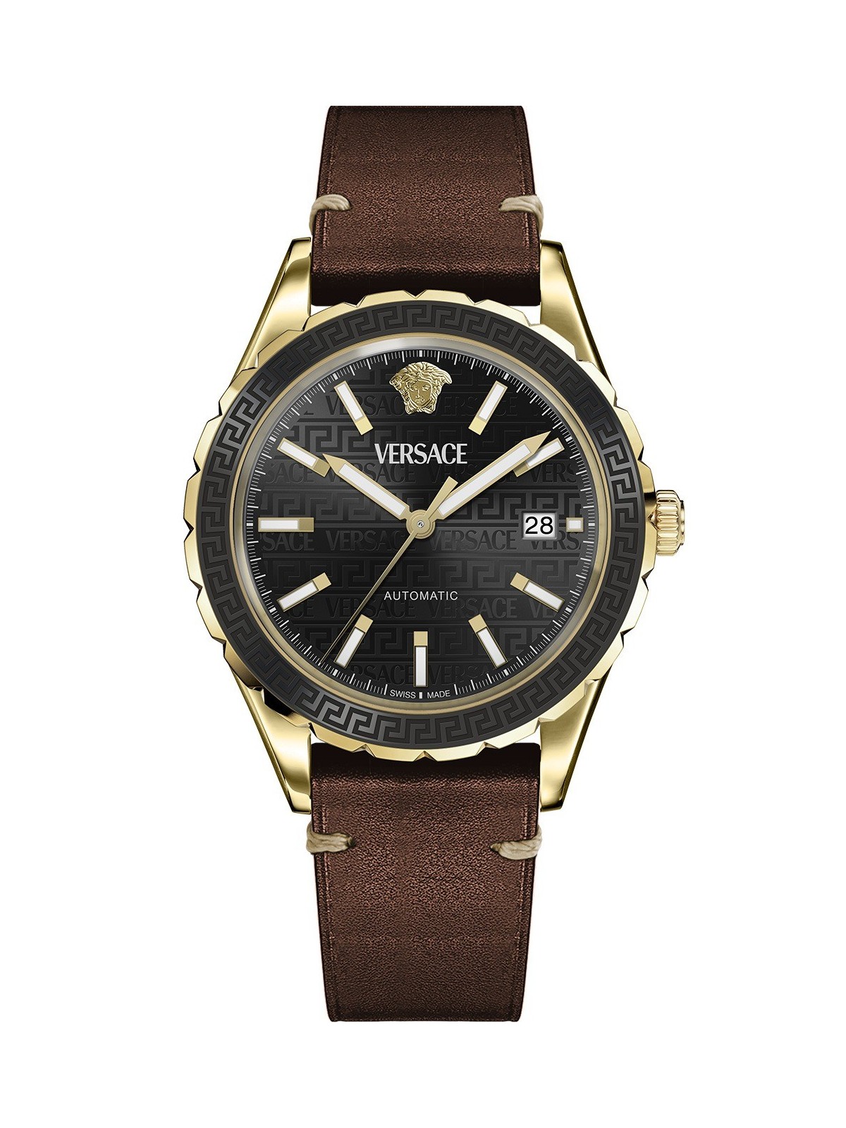 orologio uomo Versace VEQCA0224 Mens Watch Hellenyium Automatic Chrono 42mm 5ATM