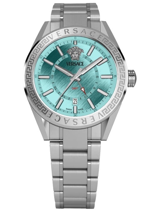 orologio uomo Versace VEAFA0324 Mens Watch V-Code GMT 42mm 5ATM