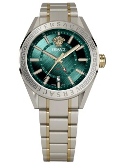 orologio uomo Versace VEAFA0524 Mens Watch V-Code GMT 42mm 5ATM