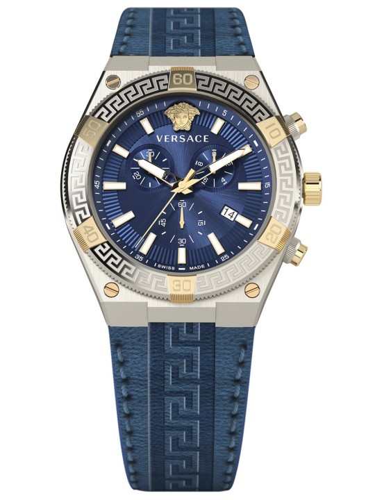 orologio uomo Versace VESO00322 Mens Watch Sporty Greca Chrono 46mm 5ATM