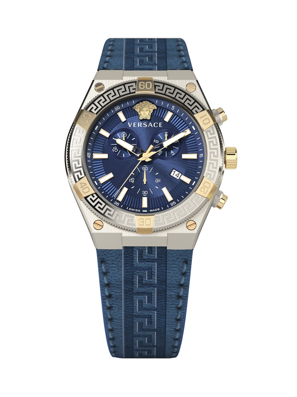 orologio uomo Versace VESO00322 Mens Watch Sporty Greca Chrono 46mm 5ATM