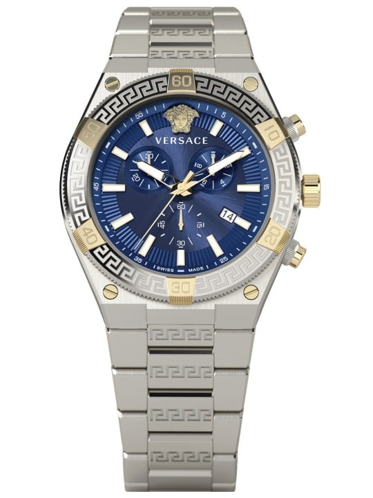 orologio uomo Versace VESO00522 Mens Watch Sporty Greca Chrono 46mm 5ATM