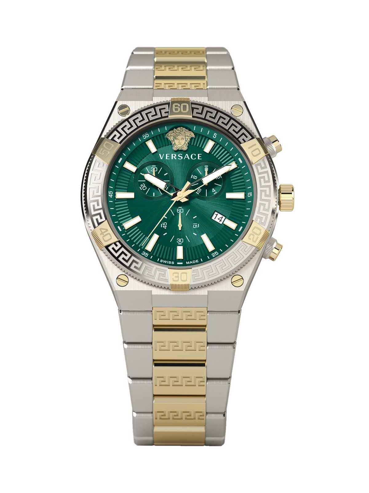 orologio uomo Versace VESO00622 Mens Watch Sporty Greca Chrono 46mm 5ATM