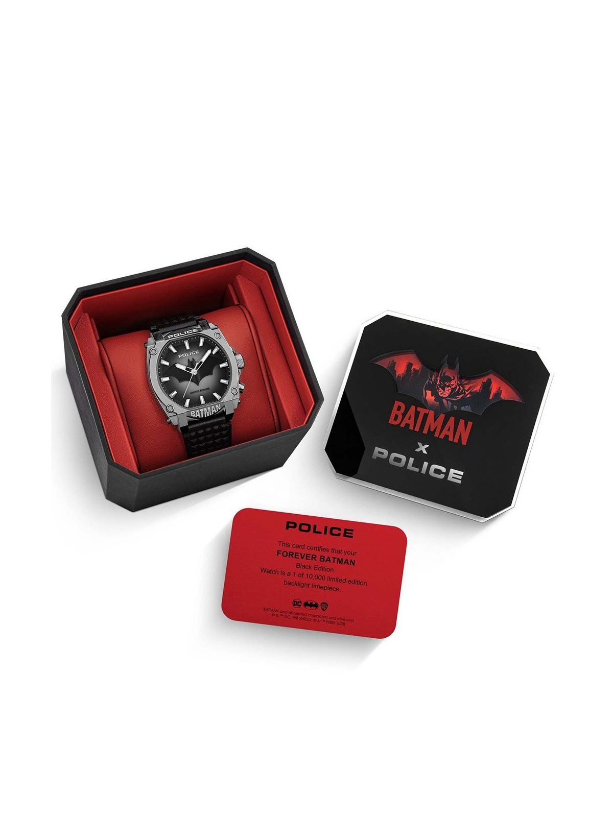 orologio uomo Police PEWGD0022603 Mens Watch Batman Limited Edition 45mm 5ATM