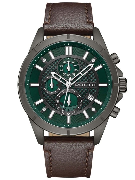 orologio uomo Police PEWGC0054002 Mens Watch Burbank Chronograph 45mm 5ATM