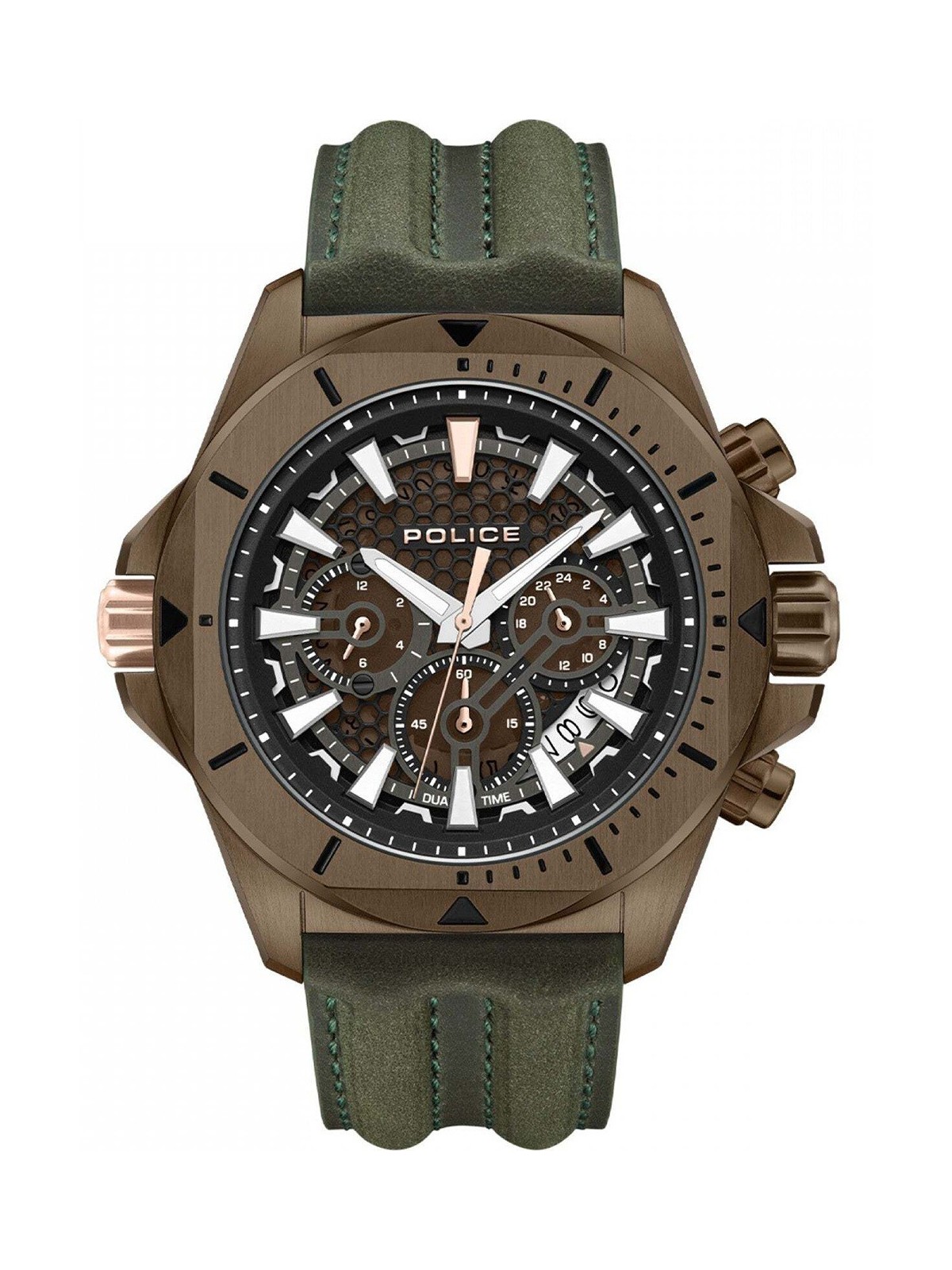 orologio uomo Police PEWGF0054502 Mens Watch Electrical 46mm 5ATM