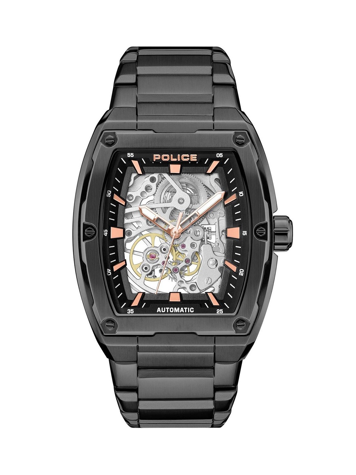orologio uomo Police PEWJL0072201 Mens Watch Skeletor 42mm 5ATM