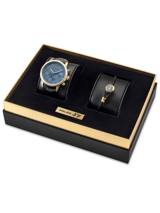 orologio uomo Police PEWJF0030401-SET B Mens Watch Raho 44mm 5ATM with Bracelet Limited Edition