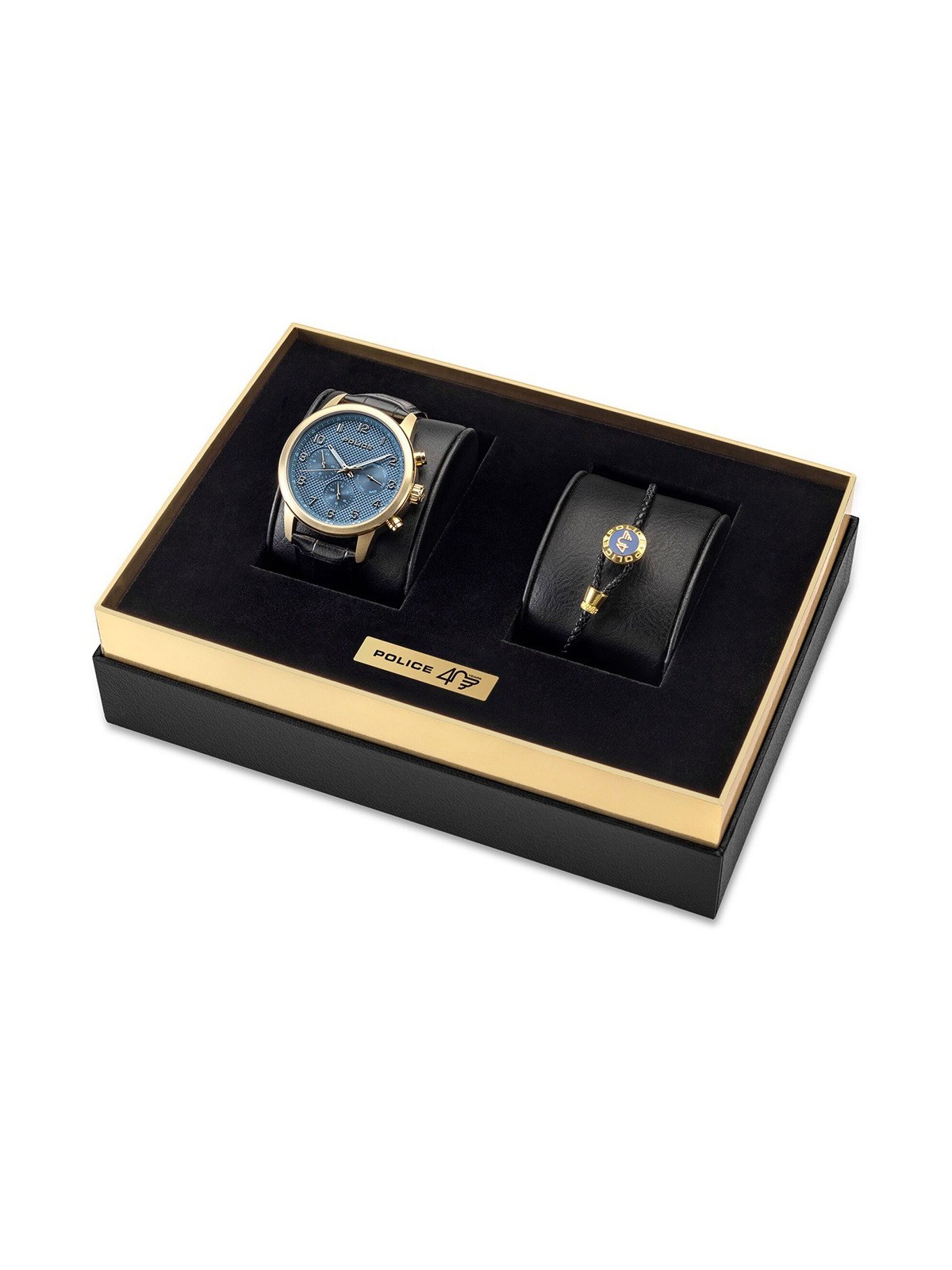 orologio uomo Police PEWJF0030401-SET B Mens Watch Raho 44mm 5ATM with Bracelet Limited Edition