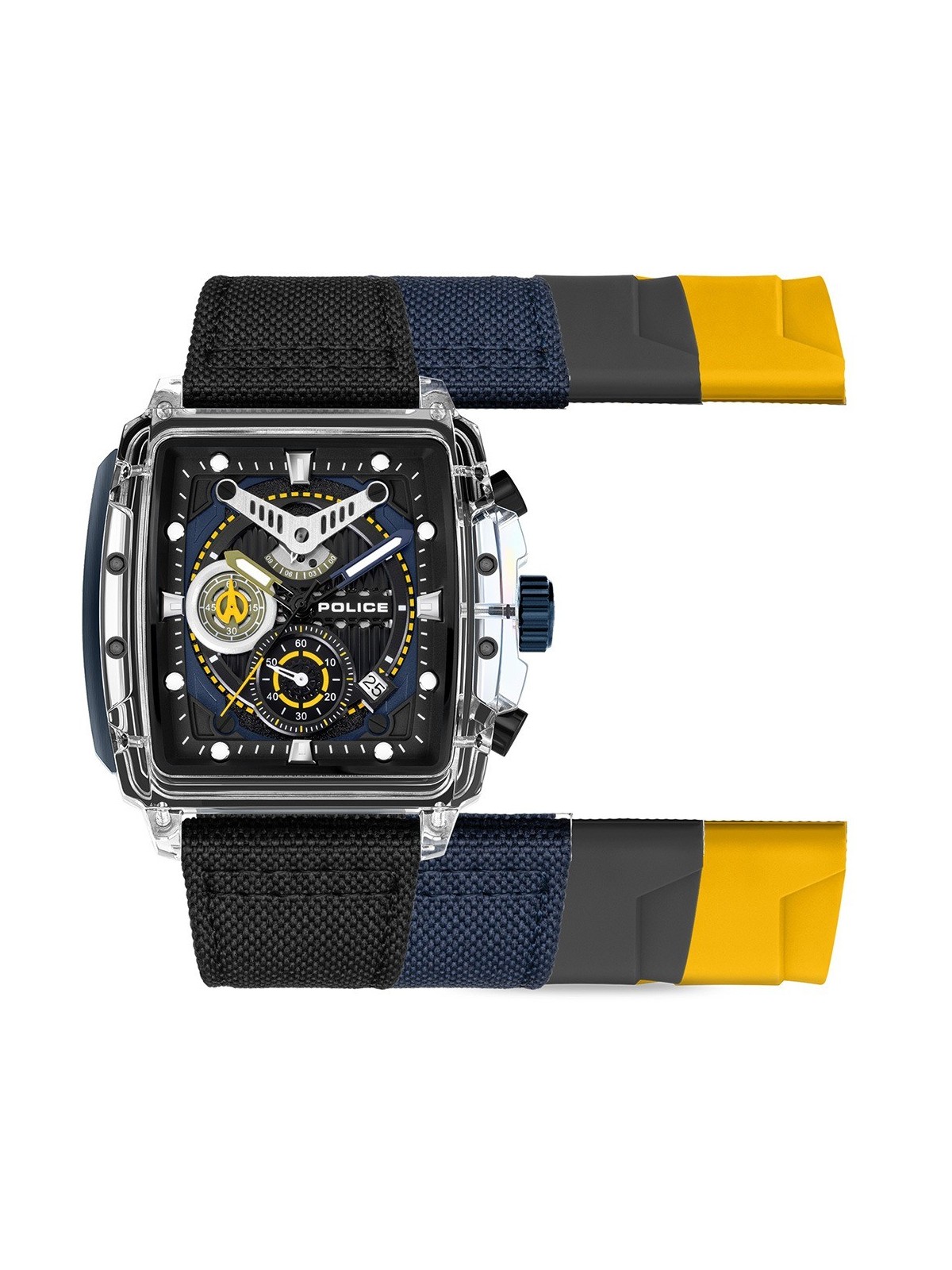 orologio uomo Police PEWGC00770X1 Mens Watch Clout Set Chrono 43mm 3ATM