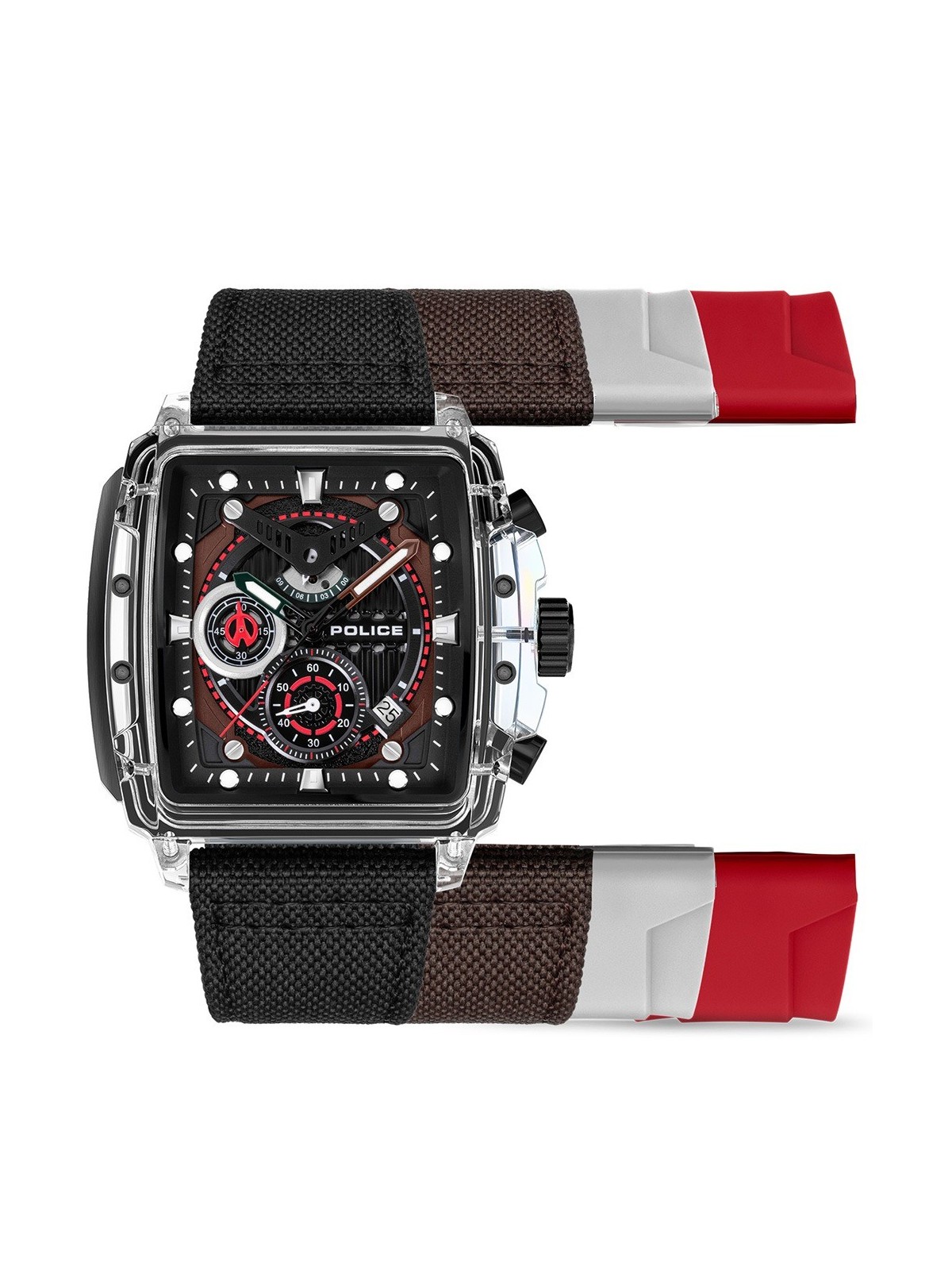 orologio uomo Police PEWGC00770X0 Mens Watch Clout Set Chrono 43mm 3ATM