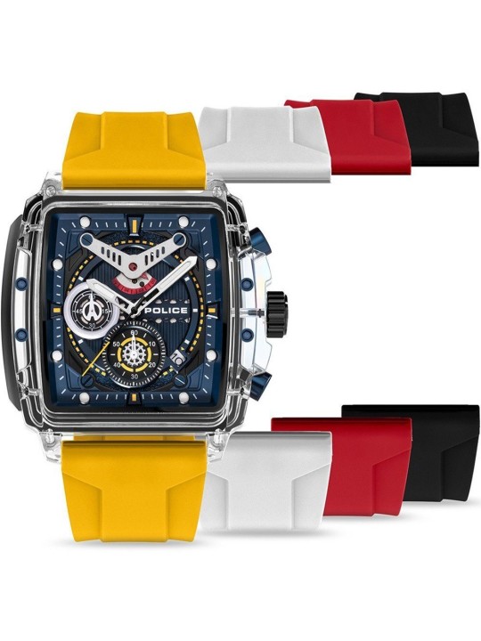 orologio uomo Police PEWGO0052402-SET Mens Watch Clout Set Chrono 43mm 3ATM