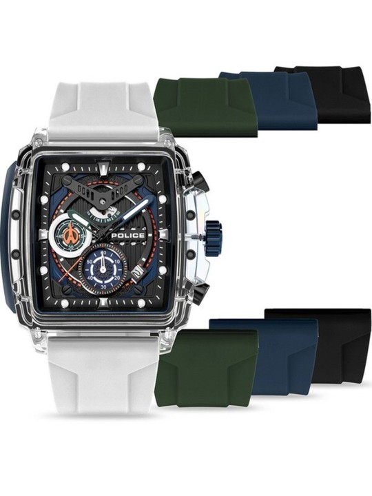 orologio uomo Police PEWGO0052401-SET Mens Watch Clout Set Chrono 43mm 3ATM