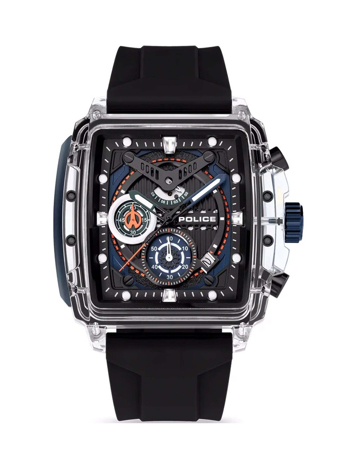 orologio uomo Police PEWGO0052401-SET Mens Watch Clout Set Chrono 43mm 3ATM