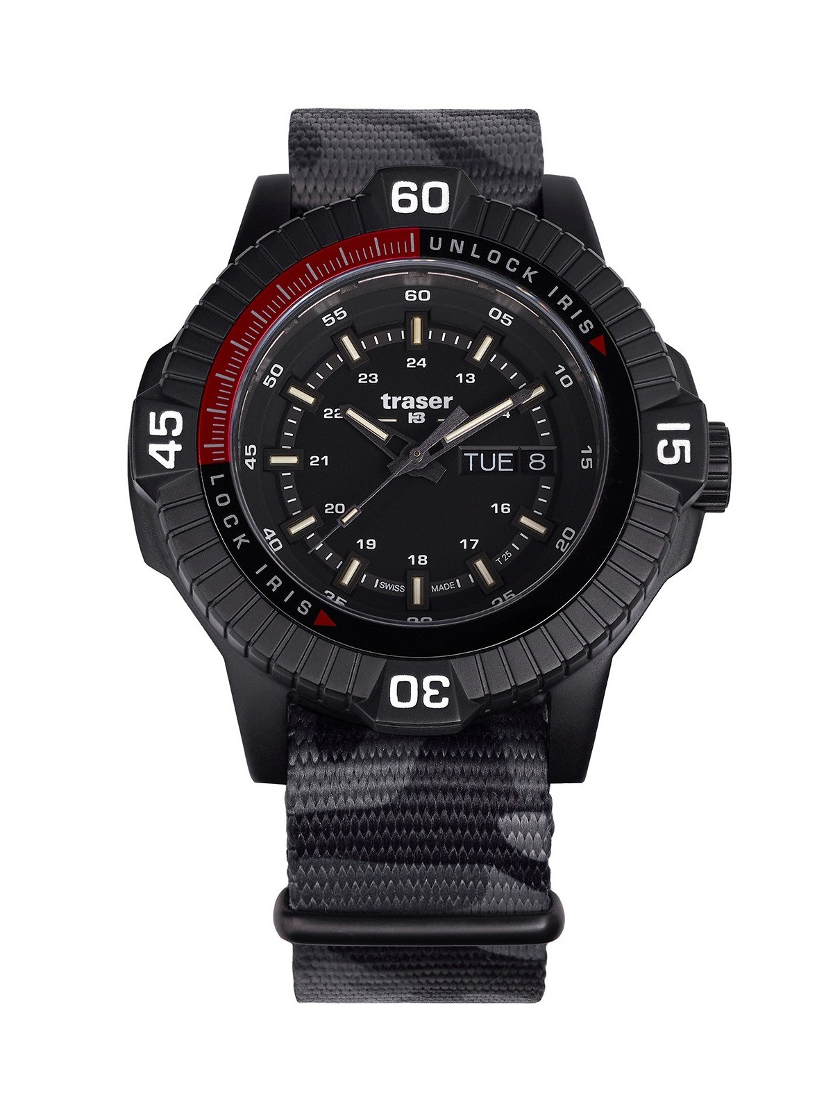orologio uomo Traser H3 111460 Mens Watch P99 Iris Tactical Limited Edition 46mm 10ATM