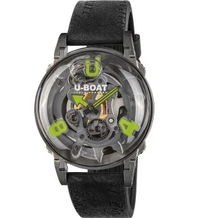 orologio uomo U-Boat 3350 Mens Watch U-65 44mm SS Green 5ATM
