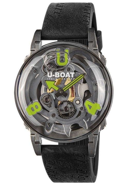 orologio uomo U-Boat 3350 Mens Watch U-65 44mm SS Green 5ATM