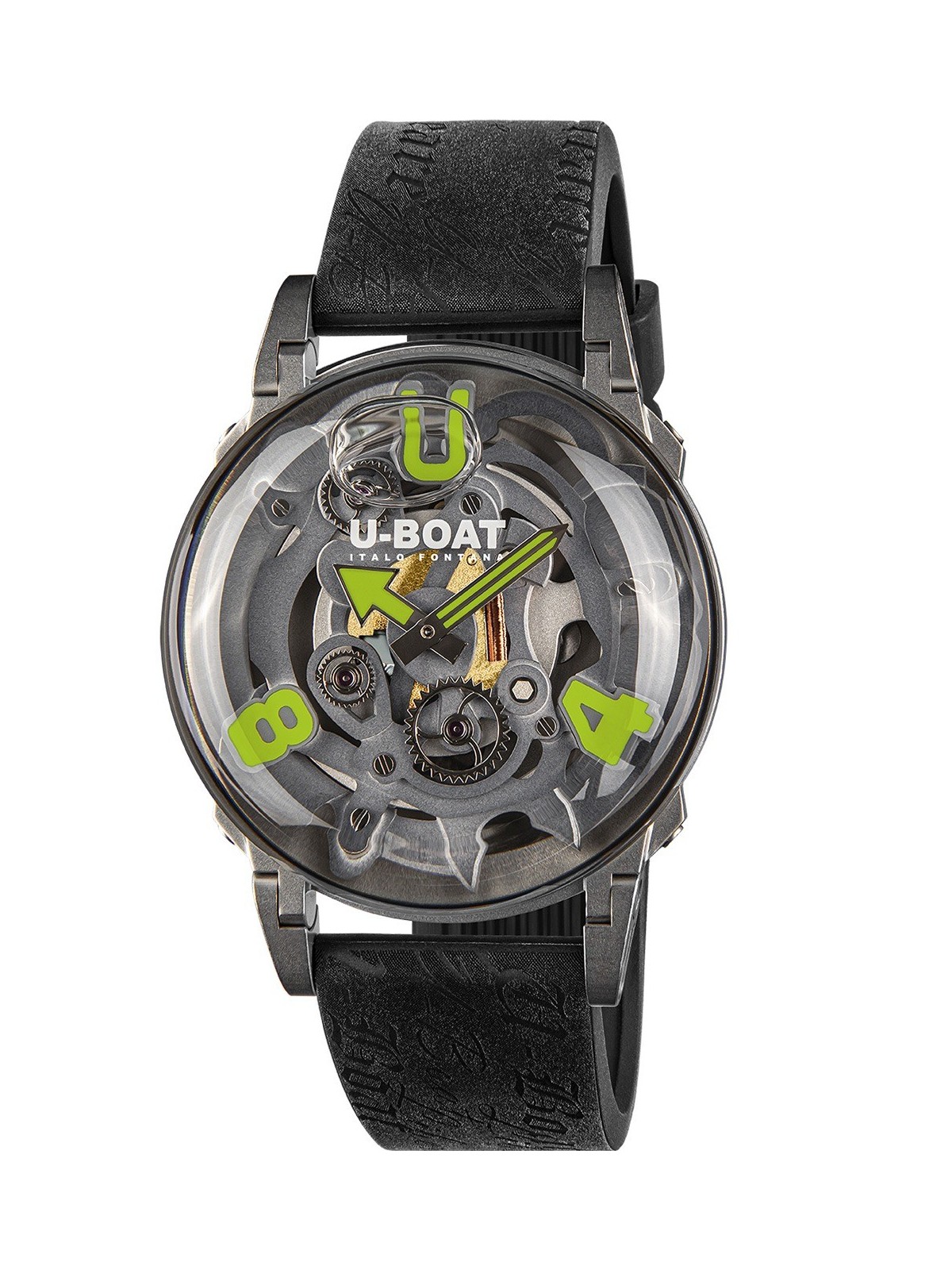 orologio uomo U-Boat 3350 Mens Watch U-65 44mm SS Green 5ATM