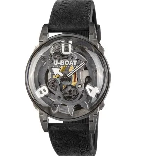 orologio uomo U-Boat 3354 Mens Watch U-65 44mm SS White 5ATM