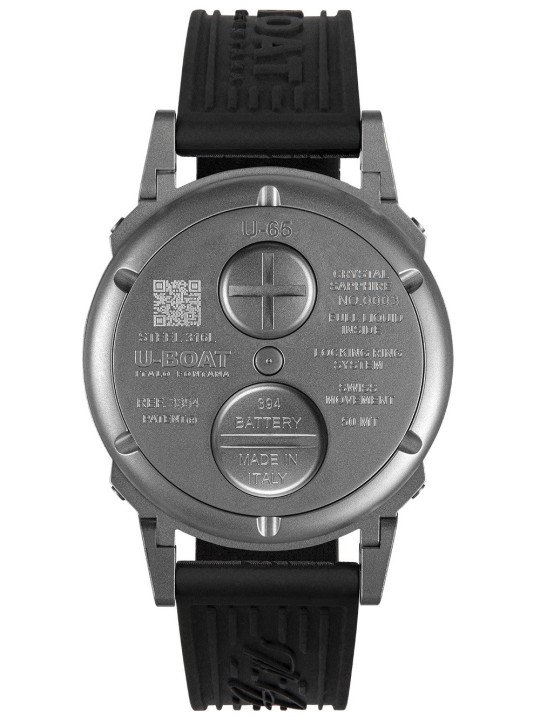 orologio uomo U-Boat 3354 Mens Watch U-65 44mm SS White 5ATM