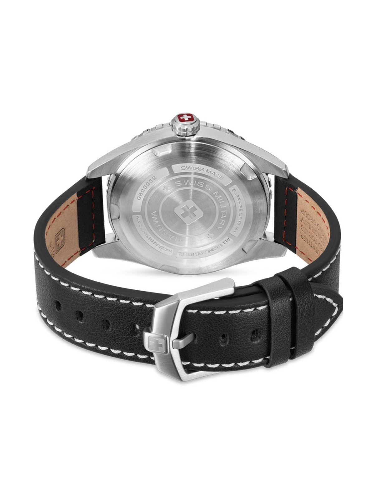 orologio uomo Swiss Military Hanowa SMWGB0003201 Mens Watch Afterburn GMT 44mm 10ATM