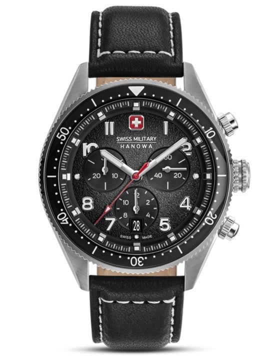 orologio uomo Swiss Military Hanowa SMWGC0003801 Mens Watch Greyhound Chrono 43mm 10ATM