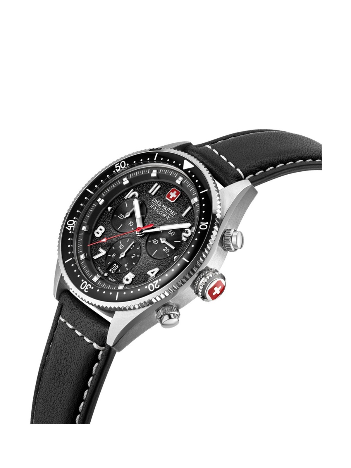 orologio uomo Swiss Military Hanowa SMWGC0003801 Mens Watch Greyhound Chrono 43mm 10ATM