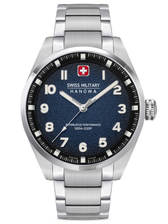 orologio uomo Swiss Military Hanowa SMWGG0001504 Mens Watch Greyhound 42mm 10ATM