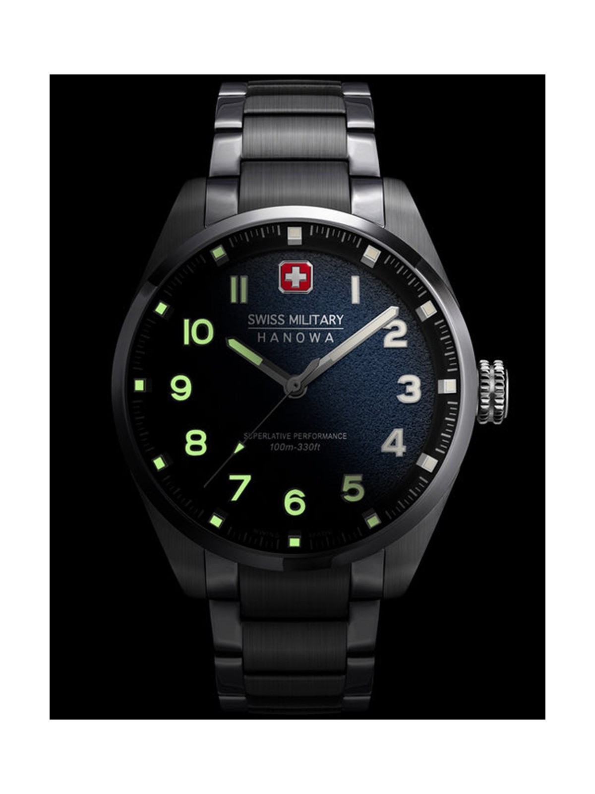 orologio uomo Swiss Military Hanowa SMWGG0001504 Mens Watch Greyhound 42mm 10ATM