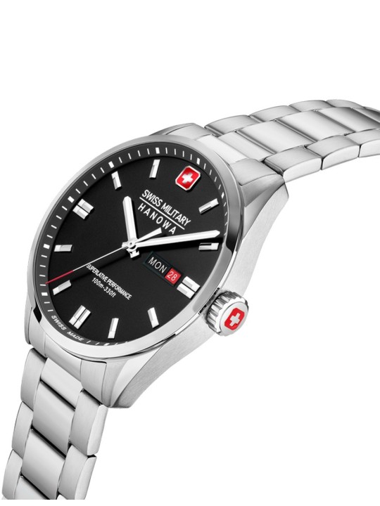 orologio uomo Swiss Military Hanowa SMWGH0001601 Mens Watch Roadrunner Maxed 43mm 10ATM