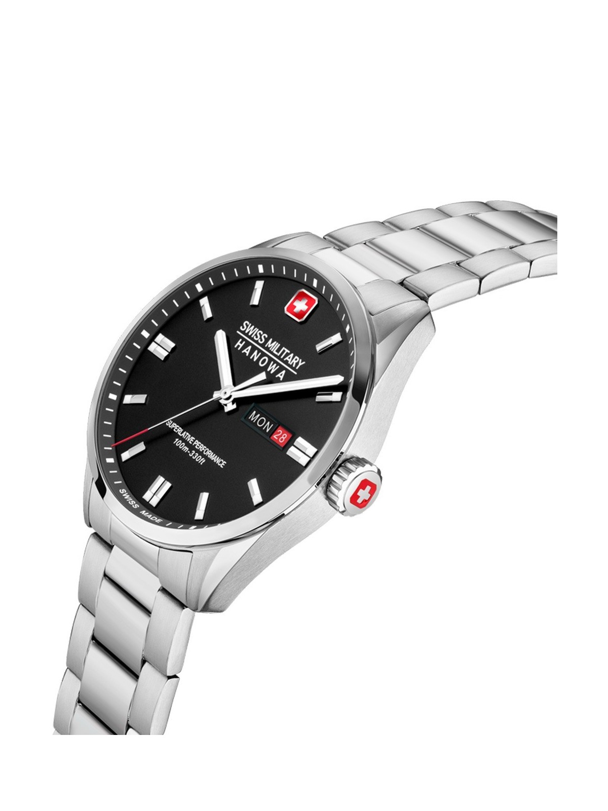 orologio uomo Swiss Military Hanowa SMWGH0001601 Mens Watch Roadrunner Maxed 43mm 10ATM