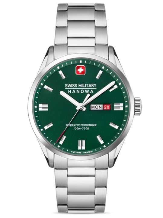 orologio uomo Swiss Military Hanowa SMWGH0001603 Mens Watch Roadrunner Maxed 43mm 10ATM