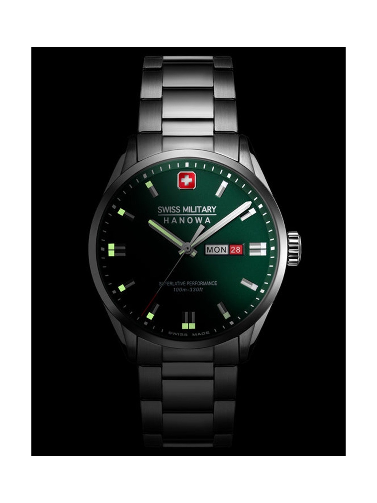 orologio uomo Swiss Military Hanowa SMWGH0001603 Mens Watch Roadrunner Maxed 43mm 10ATM