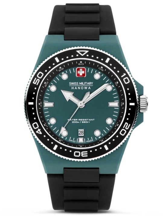 orologio uomo Swiss Military Hanowa SMWGN0001185 Mens Watch Ocean Pioneer 45mm 20ATM