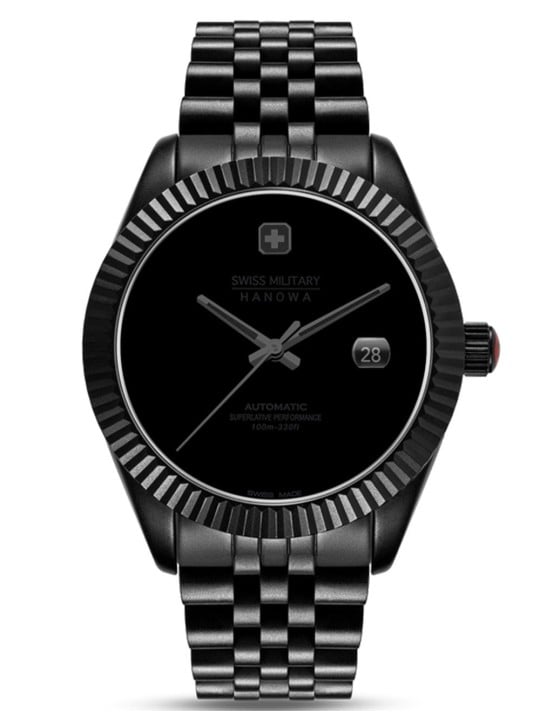 orologio uomo Swiss Military Hanowa SMWGL0005530 Mens Watch Nark Night Automatic 41mm 10ATM