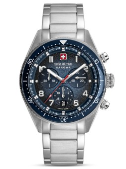 orologio uomo Swiss Military Hanowa SMWGI0003804 Mens Watch Greyhound Chrono 43mm 10ATM