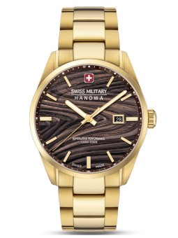 orologio uomo Swiss Military Hanowa SMWGH0006010 Mens Watch Golden Beech 42mm 10ATM