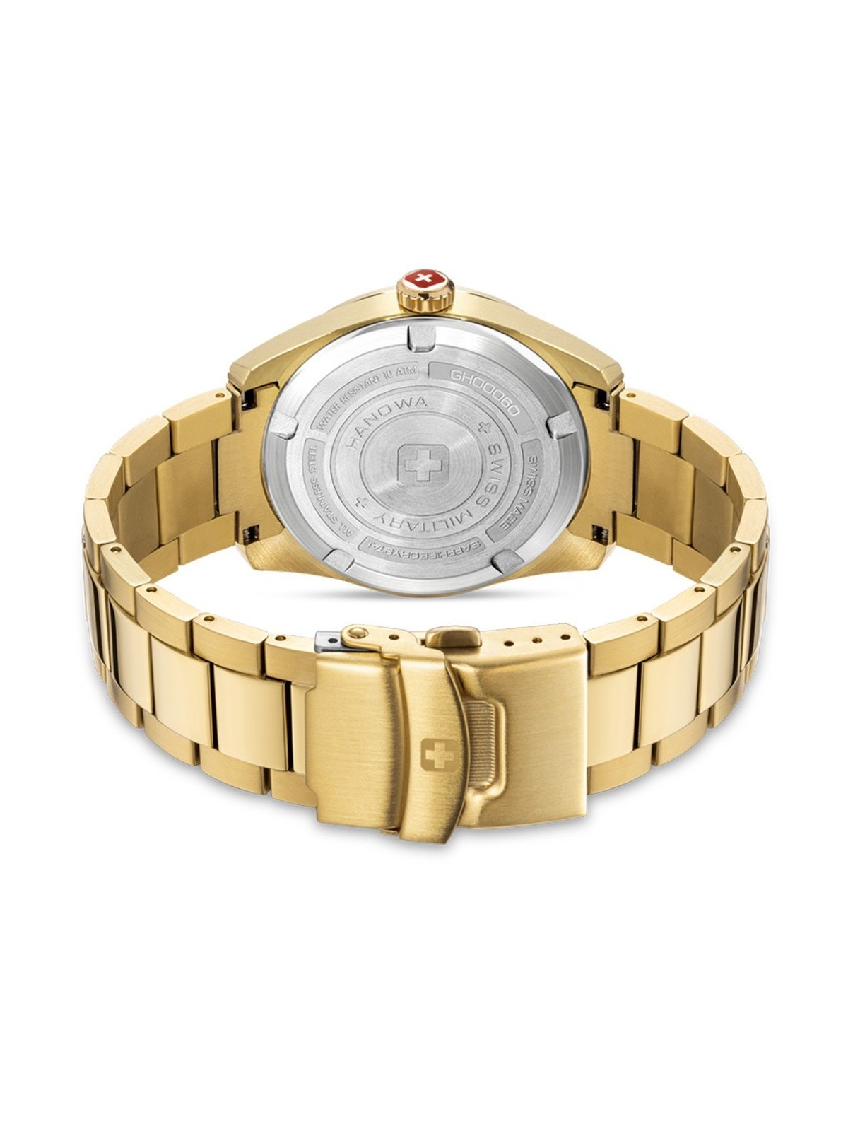 orologio uomo Swiss Military Hanowa SMWGH0006010 Mens Watch Golden Beech 42mm 10ATM