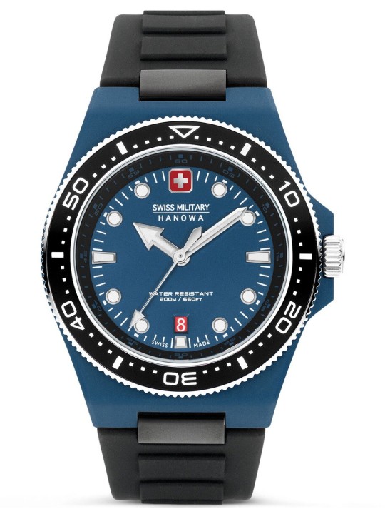 orologio uomo Swiss Military Hanowa SMWGN0001184 Mens Watch Ocean Pioneer 45mm 20ATM