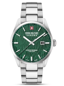 orologio uomo Swiss Military Hanowa SMWGH0006101 Mens Watch Silver Fir 42mm 10ATM