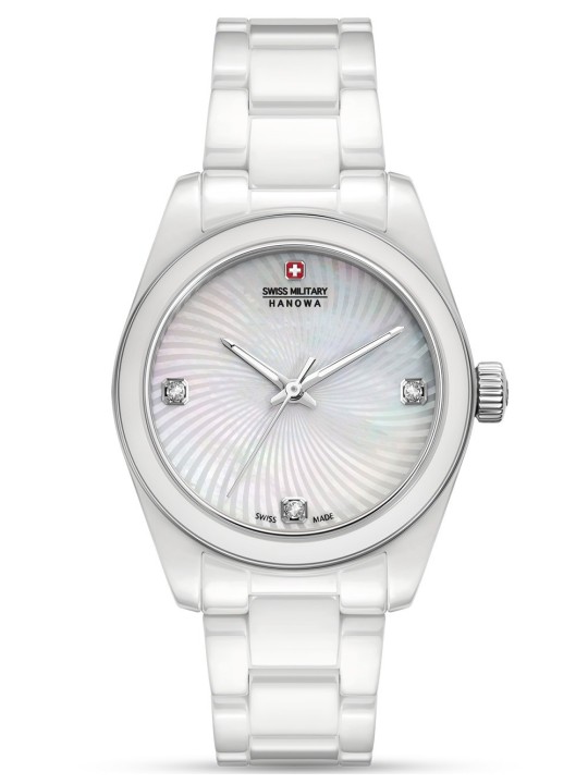 orologio donna Swiss Military Hanowa SMWLG0005101 Ladies Watch Swiss Recruit Lady Ceramic 32mm 5ATM