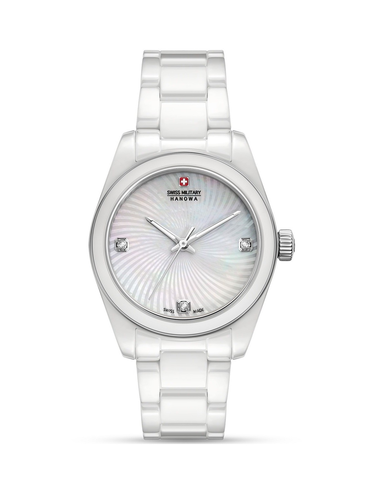 orologio donna Swiss Military Hanowa SMWLG0005101 Ladies Watch Swiss Recruit Lady Ceramic 32mm 5ATM