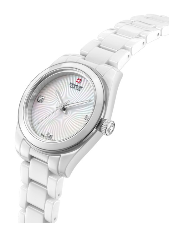 orologio donna Swiss Military Hanowa SMWLG0005101 Ladies Watch Swiss Recruit Lady Ceramic 32mm 5ATM