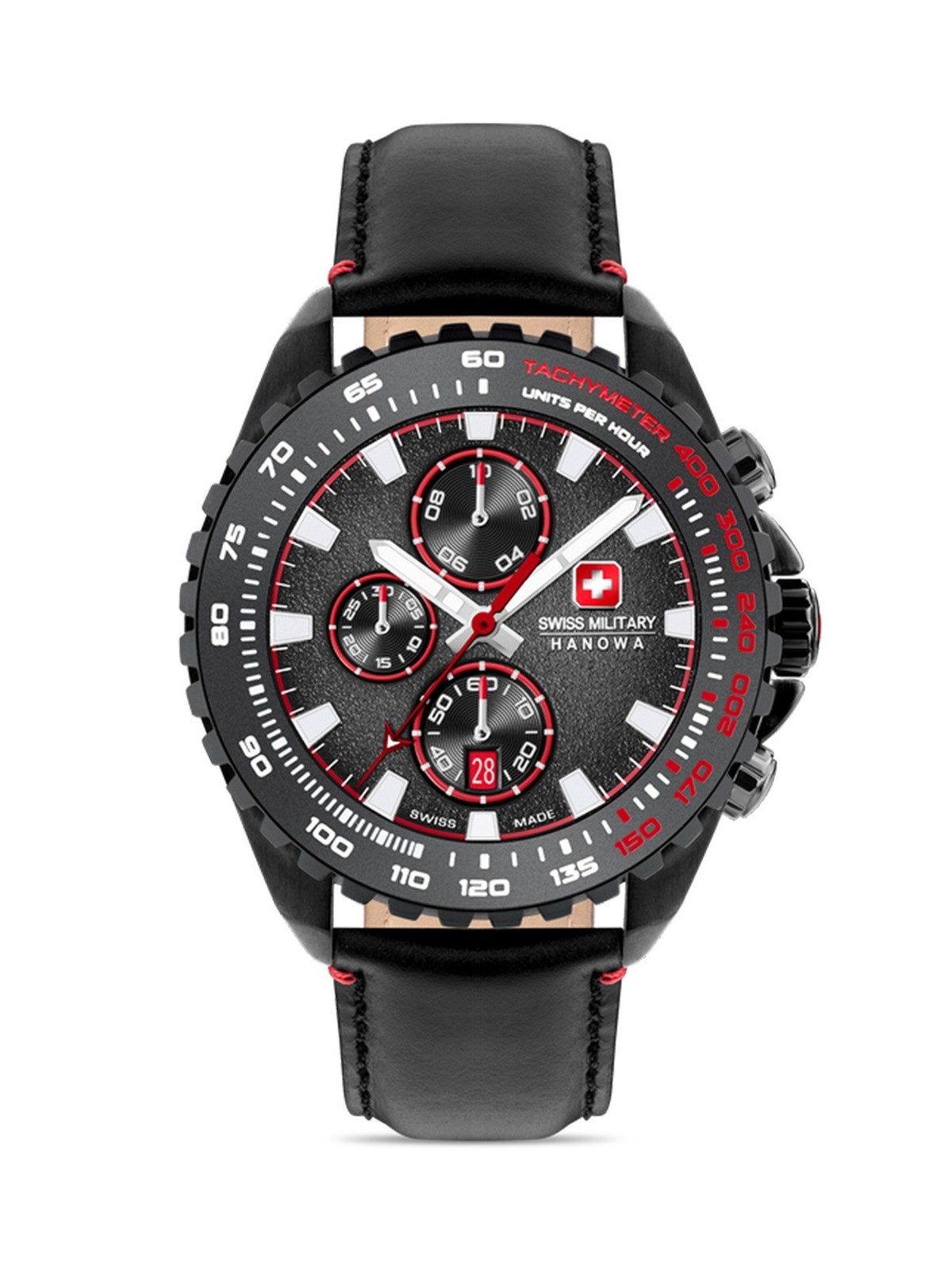 orologio uomo Swiss Military Hanowa SMWGC0001832 Mens Watch Stone Marten Chrono 45mm 10ATM