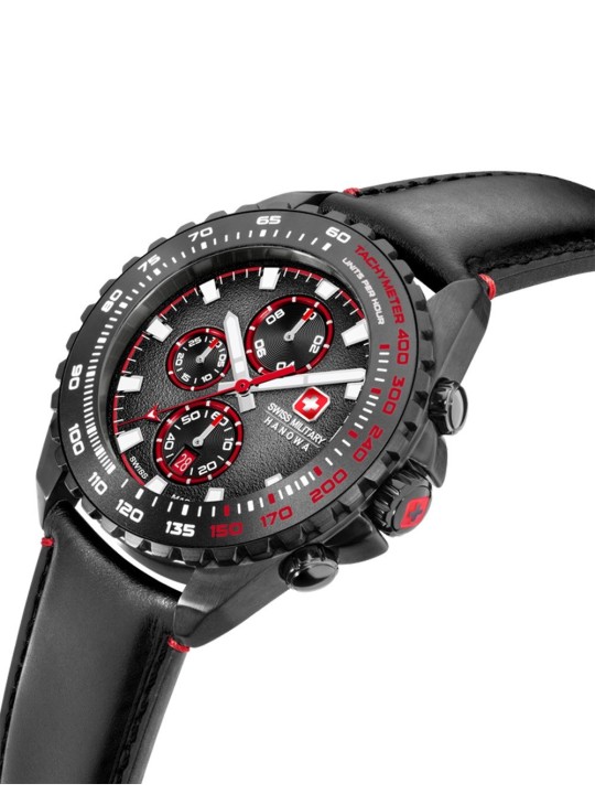 orologio uomo Swiss Military Hanowa SMWGC0001832 Mens Watch Stone Marten Chrono 45mm 10ATM