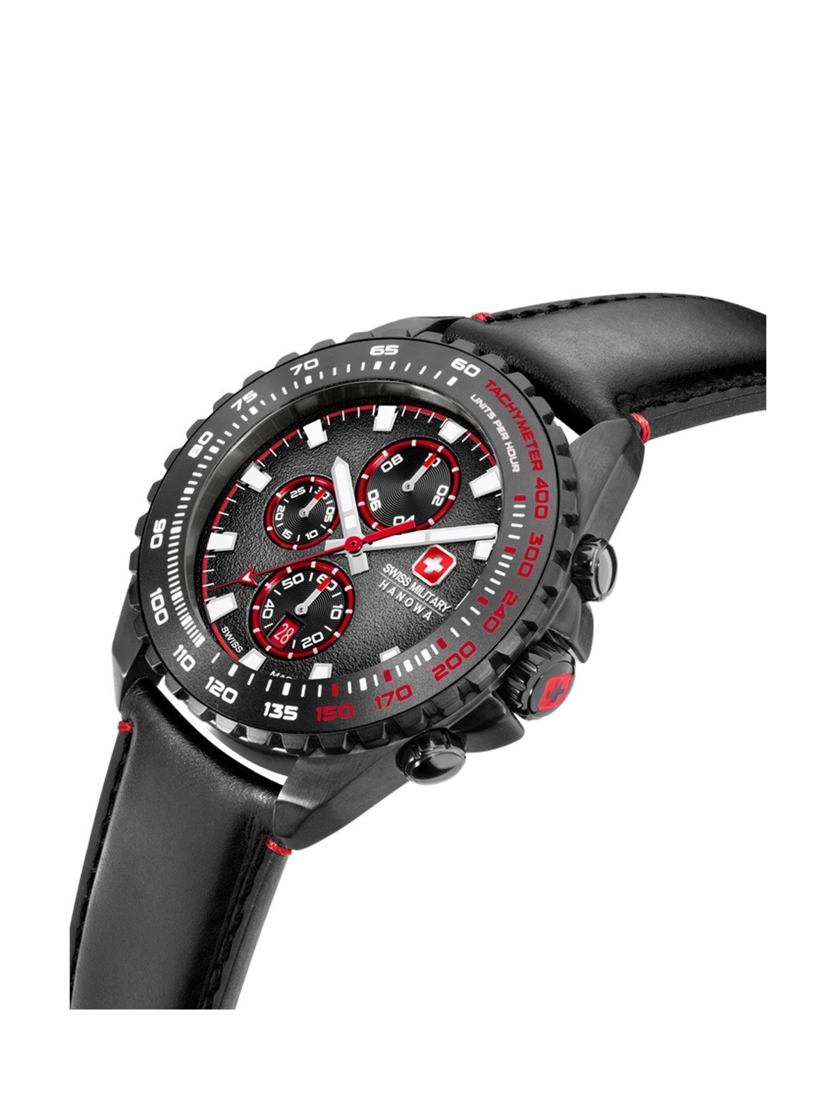 orologio uomo Swiss Military Hanowa SMWGC0001832 Mens Watch Stone Marten Chrono 45mm 10ATM