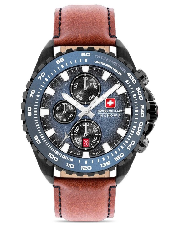 orologio uomo Swiss Military Hanowa SMWGC0001831 Mens Watch Stone Marten Chrono 45mm 10ATM