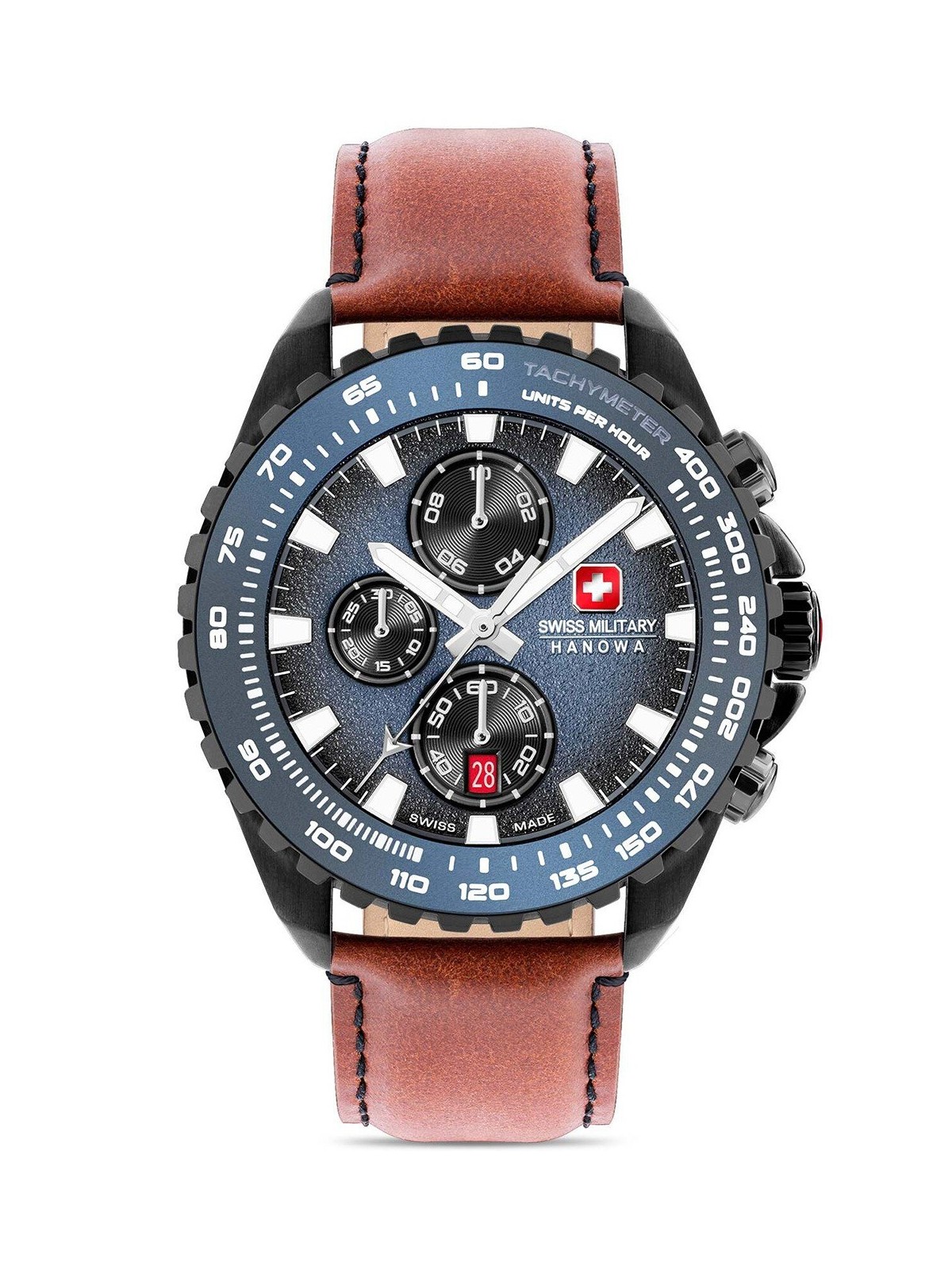 orologio uomo Swiss Military Hanowa SMWGC0001831 Mens Watch Stone Marten Chrono 45mm 10ATM