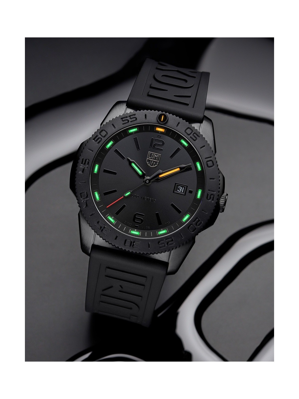 orologio uomo Luminox XS.3121.BO.1 Mens Watch Pacific Diver 44mm 20ATM