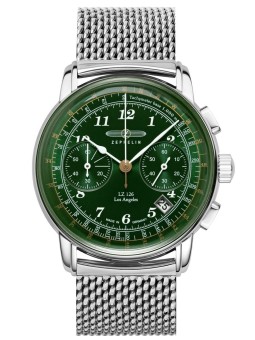 orologio uomo Zeppelin 7614M-4 Mens Watch Los Angeles Chronograph 42mm 5ATM